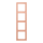 Jung LC984231 Rahmen 4-fach LC32102 (Duroplast lackiert) Rose Clair Les Couleurs® Le Corbusier