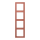 Jung LC984236 Rahmen 4-fach LC32121 (Duroplast lackiert) Terre Sienne Brique Les Couleurs® Le Corbusier
