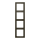 Jung LC984241 Rahmen 4-fach LC32140 (Duroplast lackiert) Ombre Naturelle 31 Les Couleurs® Le Corbusier