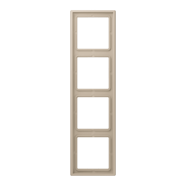 Jung LC984243 Rahmen 4-fach LC32142 (Duroplast lackiert) Ombre Naturelle Claire Les Couleurs® Le Corbusier