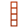 Jung LC984244 Rahmen 4-fach LC4320A (Duroplast lackiert) Rouge Vermillon 59 Les Couleurs® Le Corbusier