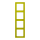Jung LC984249 Rahmen 4-fach LC4320F (Duroplast lackiert) Vert Olive Vif Les Couleurs® Le Corbusier