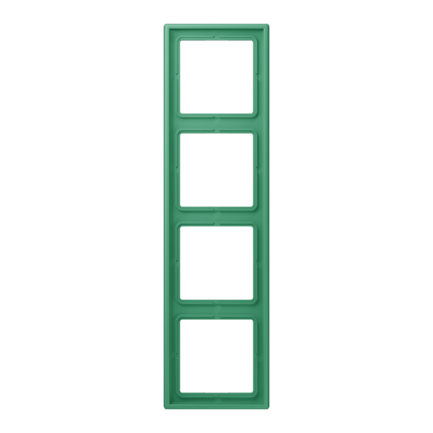 Jung LC984250 Rahmen 4-fach LC4320G (Duroplast lackiert) Vert 59 Les Couleurs® Le Corbusier