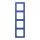 Jung LC984253 Rahmen 4-fach LC4320K (Duroplast lackiert) Bleu Outremer 59 Les Couleurs® Le Corbusier