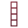 Jung LC984255 Rahmen 4-fach LC4320M (Duroplast lackiert) Le Rubis Les Couleurs® Le Corbusier