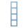 Jung LC984256 Rahmen 4-fach LC4320N (Duroplast lackiert) Bleu Céruléen 59 Les Couleurs® Le Corbusier