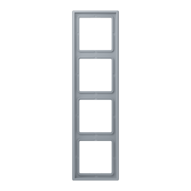 Jung LC984257 Rahmen 4-fach LC4320O (Duroplast lackiert) Gris Clair 59 Les Couleurs® Le Corbusier