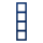 Jung LC984261 Rahmen 4-fach LC4320T (Duroplast lackiert) Bleu Outremer Foncé Les Couleurs® Le Corbusier