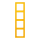 Jung LC984263 Rahmen 4-fach LC4320W (Duroplast lackiert) Le Jaune Vif Les Couleurs® Le Corbusier