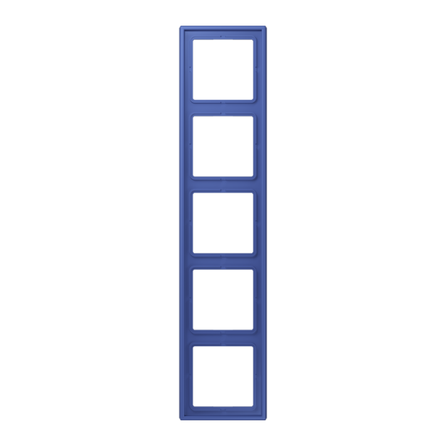 Jung LC985206 Rahmen 5-fach LC32020 (Duroplast lackiert) Bleu Outremer 31 Les Couleurs® Le Corbusier