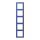 Jung LC985206 Rahmen 5-fach LC32020 (Duroplast lackiert) Bleu Outremer 31 Les Couleurs® Le Corbusier