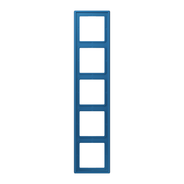 Jung LC985211 Rahmen 5-fach LC32030 (Duroplast lackiert) Bleu Céruléen 31 Les Couleurs® Le Corbusier