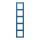 Jung LC985211 Rahmen 5-fach LC32030 (Duroplast lackiert) Bleu Céruléen 31 Les Couleurs® Le Corbusier