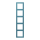 Jung LC985212 Rahmen 5-fach LC32031 (Duroplast lackiert) Céruléen Vif Les Couleurs® Le Corbusier