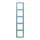 Jung LC985213 Rahmen 5-fach LC32032 (Duroplast lackiert) Céruléen Moyen Les Couleurs® Le Corbusier