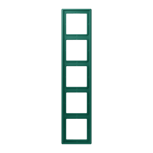 Jung LC985216 Rahmen 5-fach LC32040 (Duroplast lackiert) Vert Anglais Les Couleurs® Le Corbusier