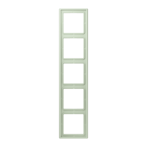 Jung LC985218 Rahmen 5-fach LC32042 (Duroplast lackiert) Vert Anglâis Pale Les Couleurs® Le Corbusier