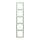 Jung LC985218 Rahmen 5-fach LC32042 (Duroplast lackiert) Vert Anglâis Pale Les Couleurs® Le Corbusier