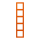 Jung LC985224 Rahmen 5-fach LC32080 (Duroplast lackiert) Orange Les Couleurs® Le Corbusier