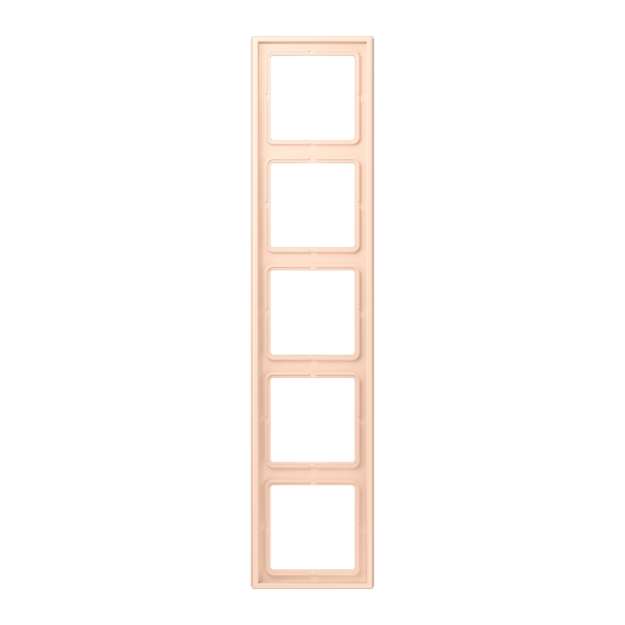 Jung LC985228 Rahmen 5-fach LC32091 (Duroplast lackiert) Rose Pâle Les Couleurs® Le Corbusier