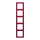 Jung LC985229 Rahmen 5-fach LC32100 (Duroplast lackiert) Rouge Carmin Les Couleurs® Le Corbusier