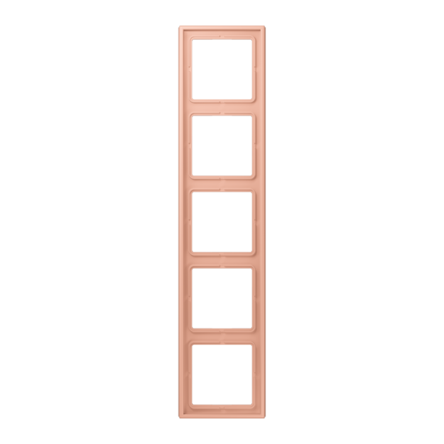 Jung LC985231 Rahmen 5-fach LC32102 (Duroplast lackiert) Rose Clair Les Couleurs® Le Corbusier