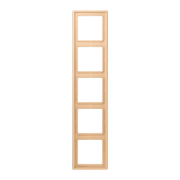 Jung LC985237 Rahmen 5-fach LC32122 (Duroplast lackiert) Terre Sienne Claire 31 Les Couleurs® Le Corbusier