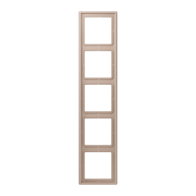 Jung LC985240 Rahmen 5-fach LC32131 (Duroplast lackiert) Ombre Brûlée Claire Les Couleurs® Le Corbusier