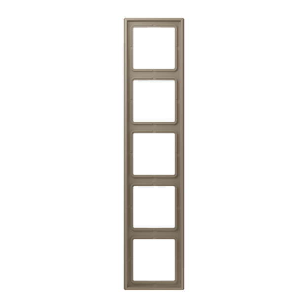 Jung LC985242 Rahmen 5-fach LC32141 (Duroplast lackiert) Ombre Naturelle Moyenne Les Couleurs® Le Corbusier