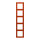 Jung LC985244 Rahmen 5-fach LC4320A (Duroplast lackiert) Rouge Vermillon 59 Les Couleurs® Le Corbusier