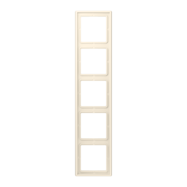 Jung LC985245 Rahmen 5-fach LC4320B (Duroplast lackiert) Blanc Ivoire Les Couleurs® Le Corbusier