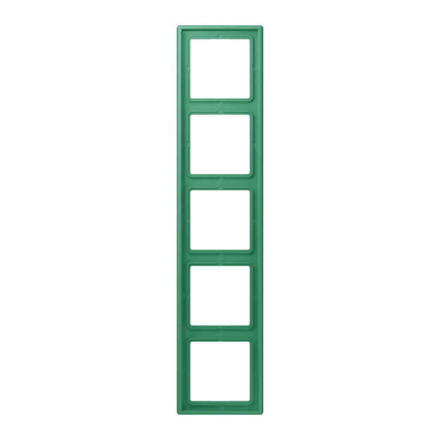 Jung LC985250 Rahmen 5-fach LC4320G (Duroplast lackiert) Vert 59 Les Couleurs® Le Corbusier
