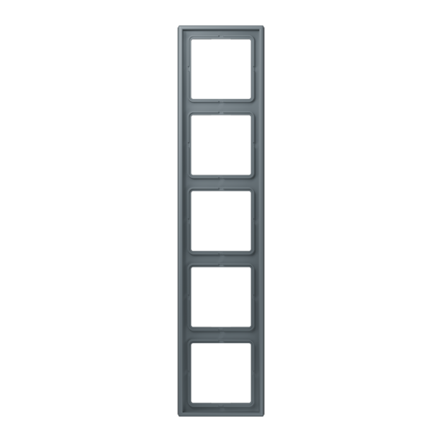 Jung LC985251 Rahmen 5-fach LC4320H (Duroplast lackiert) Gris 59 Les Couleurs® Le Corbusier