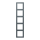 Jung LC985251 Rahmen 5-fach LC4320H (Duroplast lackiert) Gris 59 Les Couleurs® Le Corbusier