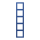 Jung LC985253 Rahmen 5-fach LC4320K (Duroplast lackiert) Bleu Outremer 59 Les Couleurs® Le Corbusier