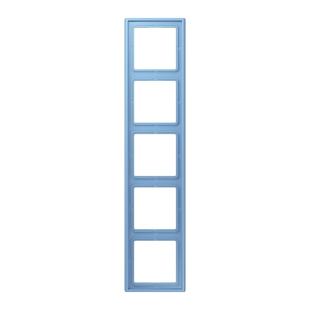 Jung LC985256 Rahmen 5-fach LC4320N (Duroplast lackiert) Bleu Céruléen 59 Les Couleurs® Le Corbusier