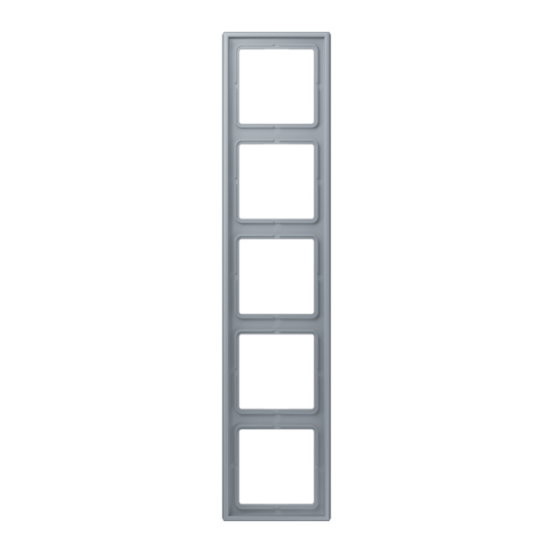 Jung LC985257 Rahmen 5-fach LC4320O (Duroplast lackiert) Gris Clair 59 Les Couleurs® Le Corbusier