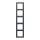 Jung LC985262 Rahmen 5-fach LC4320U (Duroplast lackiert) Gris Fonce 59 Les Couleurs® Le Corbusier