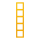 Jung LC985263 Rahmen 5-fach LC4320W (Duroplast lackiert) Le Jaune Vif Les Couleurs® Le Corbusier