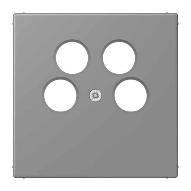 Jung LC990-4SAT2203 Abdeckung für 4-Loch SAT-TV-Steckdose (Ankaro) LC3 (Thermoplast) Gris 31 Les Couleurs® Le Corbusier