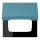 Jung LC990BFKL212 Klappdeckel LC32031 (Thermoplast lackiert) Céruléen Vif Les Couleurs® Le Corbusier