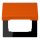 Jung LC990BFKL260 Klappdeckel LC4320S (Thermoplast lackiert) Orange Vif Les Couleurs® Le Corbusier