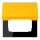 Jung LC990BFKL263 Klappdeckel LC4320W (Thermoplast lackiert) Le Jaune Vif Les Couleurs® Le Corbusier