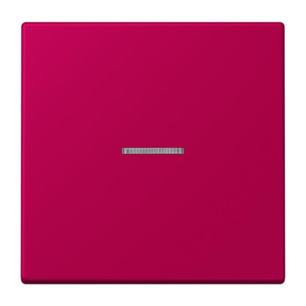 Jung LC990KO5230 Wippe 1-fach mit Lichtleiter LC32101 (Duroplast lackiert) Rouge Rubia Les Couleurs® Le Corbusier