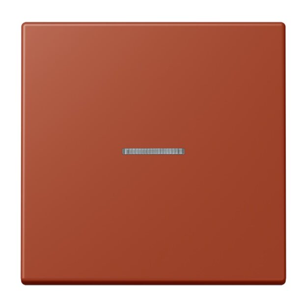 Jung LC990KO5232 Wippe 1-fach mit Lichtleiter LC32110 (Duroplast lackiert) LOcre Rouge Les Couleurs® Le Corbusier