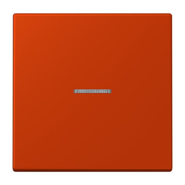 Jung LC990KO5244 Wippe 1-fach mit Lichtleiter LC4320A (Duroplast lackiert) Rouge Vermillon 59 Les Couleurs® Le Corbusier