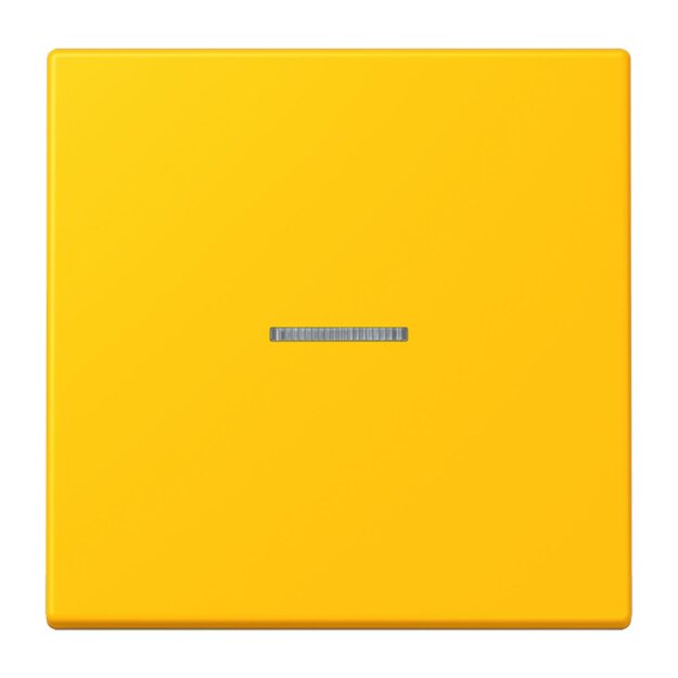 Jung LC990KO5263 Wippe 1-fach mit Lichtleiter LC4320W (Duroplast lackiert) Le Jaune Vif Les Couleurs® Le Corbusier