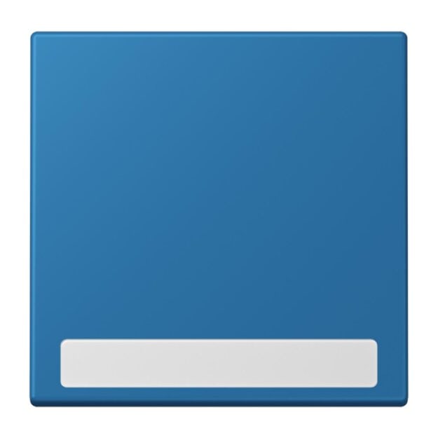 Jung LC990NA211 Wippe 1-fach mit Schriftfeld LC32030 (Duroplast lackiert) Bleu Céruléen 31 Les Couleurs® Le Corbusier