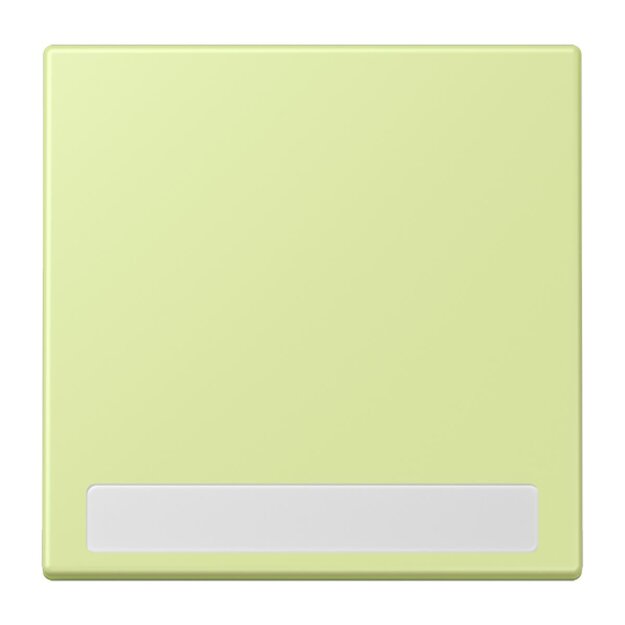 Jung LC990NA222 Wippe 1-fach mit Schriftfeld LC32053 (Duroplast lackiert) Vert Jaune Clair Les Couleurs® Le Corbusier