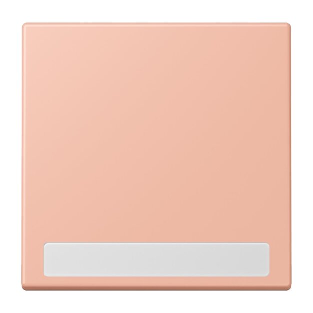 Jung LC990NA231 Wippe 1-fach mit Schriftfeld LC32102 (Duroplast lackiert) Rose Clair Les Couleurs® Le Corbusier